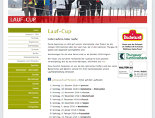 Tablet Screenshot of lauf-cup.ch